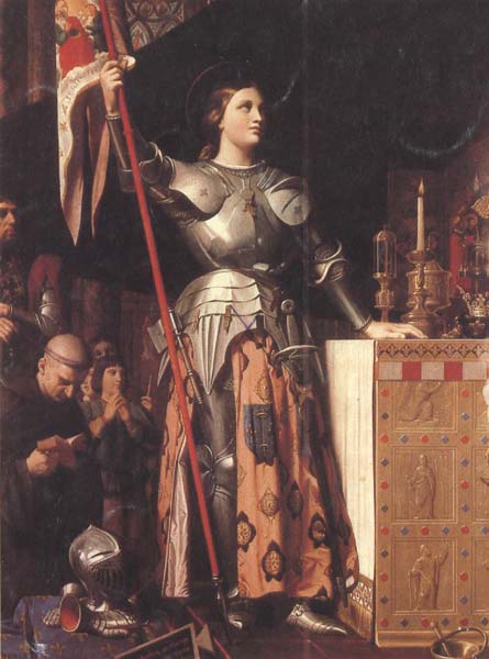 Joan of Arc at the Coronation of Charles VII in Reims Cathedral (mk45)